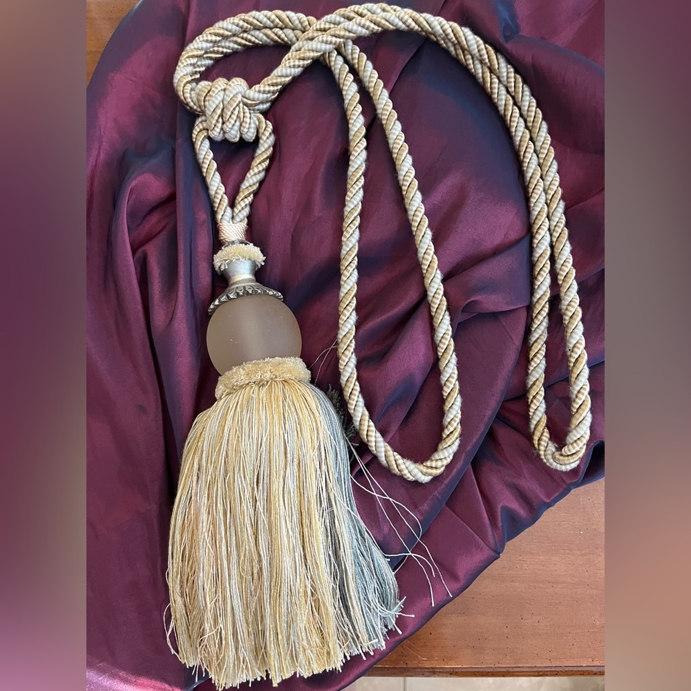 Luxury Silk Thread Curtain Tassel Tieback (L) 4 available